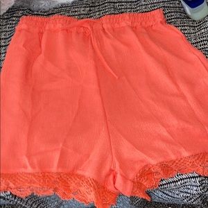 Coral shorts